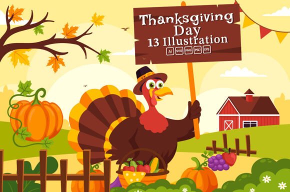 13 Happy Thanksgiving Day Illustration: A Practical Guide for Designers and Marketers