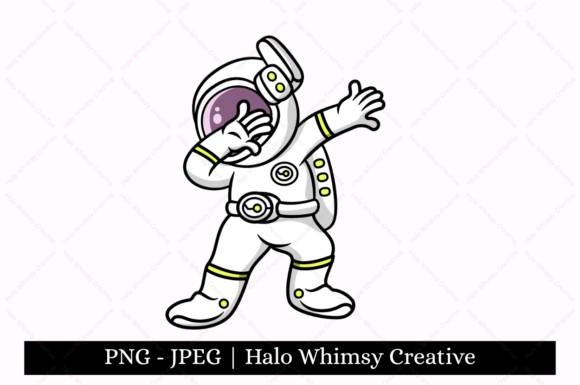 Astronaut Dabbing Dance Mania: Creative Assets