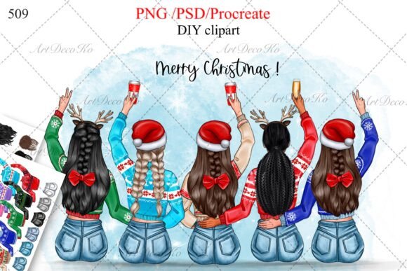 Christmas Best Friend Clipart: The Ultimate Holiday Design Resource