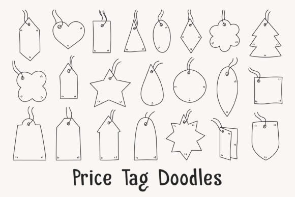 Price Tag Doodles PNG Clipart: A Strategic Asset for Visual Communication