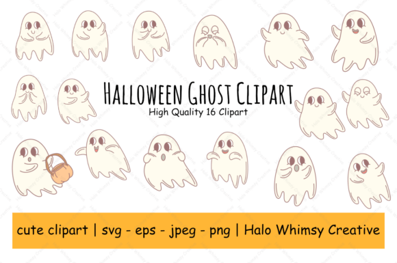 Spooky Fun: Halloween Ghost Clipart Guide