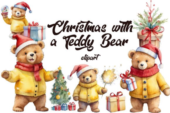 Watercolor Teddy, Christmas Teddy, PNG: A Practical Guide for Creators